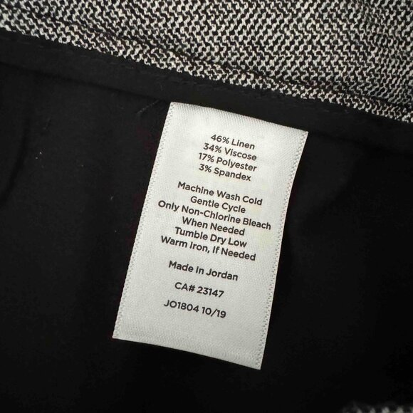 NWT Talbots Linen Blend Pants With Removable Tie Belt 12 - Picture 7 of 7